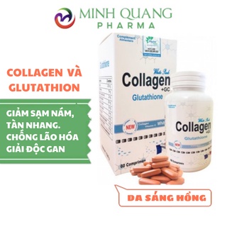 Viên uống trắng da COLLAGEN+GC mờ nám, sạm, cho da trắng hồng từ bên trong hộp 60 viên