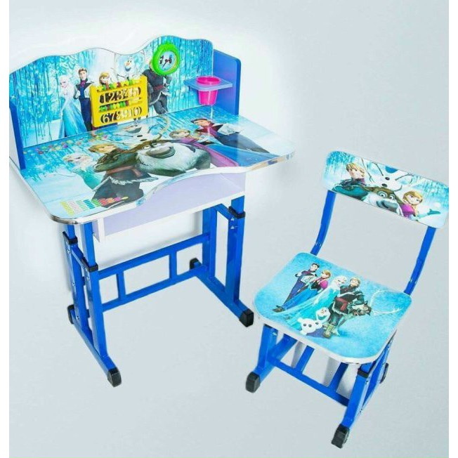 Bàn học sinh cho bé tiểu học, có bảng tính + chữ cái + bảng cửu chương [Siêu rẻ]