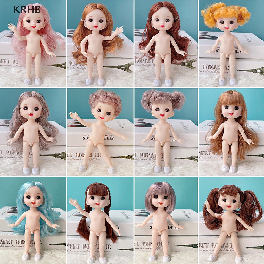 Mô Hình Cơ Thể Búp Bê Nữ 16-17cm Tỉ Lệ 1 / 8 OB11 Mới