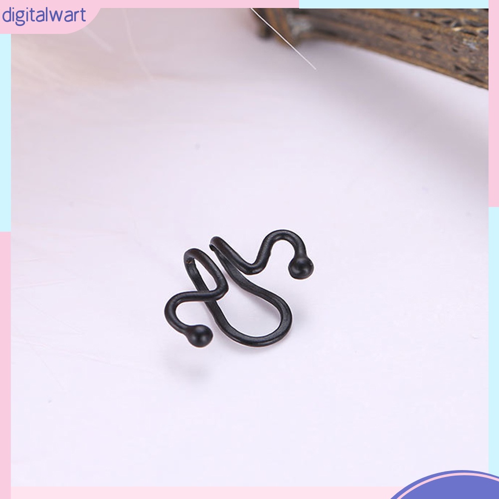 Khuyên Kẹp Vành Tai Kiểu Dáng Đơn Giản Thanh Lịch Dành Cho Nữ