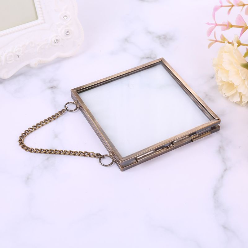 Giá Đỡ Khung Ảnh Bằng Kim Loại Thủy Tinh DIY