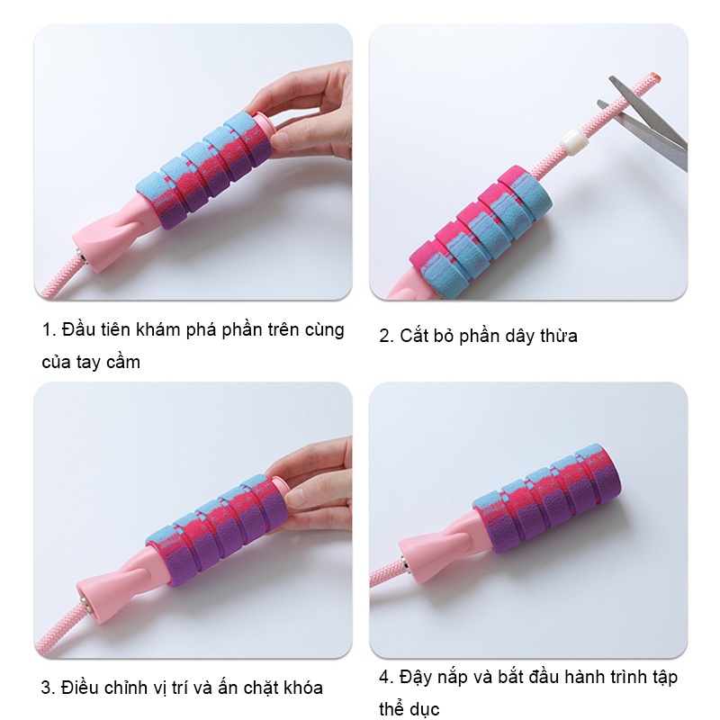 Dây Nhảy Tập Thể Dục Không Dây Chuyên Nghiệp Cho Nữ