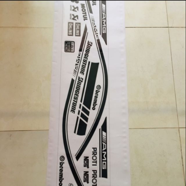 Tem rời SH mode in trong dán cho xe trắng vàng hoặc đỏ