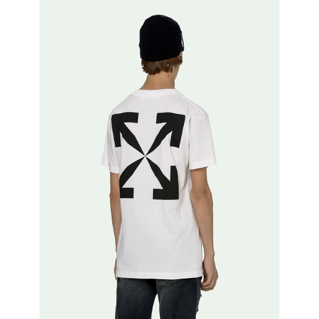 Off White Áo Thun Ngắn Tay Cổ Tròn Họa Tiết Tranh Sơn Dầu Mona Lisa Độc Đáo Cho Nam Nữ