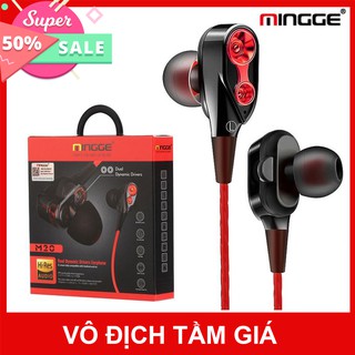 Tai nghe Chống ồn Mingge M20, nghe nhạc bass hay, dây chống rối, thiết kế hiện đại thời trang