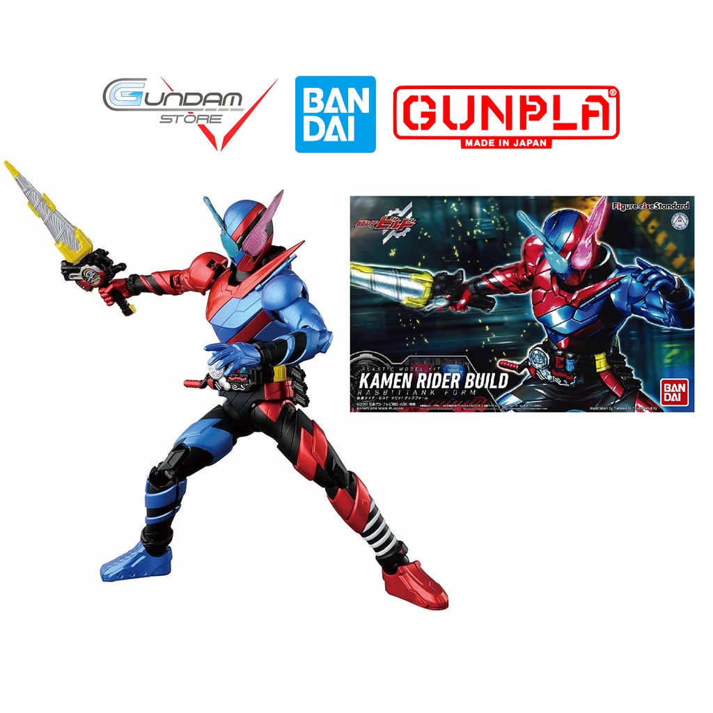 Mô Hình Lắp Ráp BUILD RABBITTANK FORM Kamen Rider Bandai Figure Rise Standard Đồ Chơi Anime Nhật