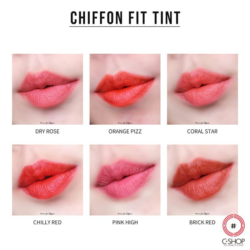 Thanh lý son Lilybyred mood liar velvet màu 02, 05 tint và Celefit Chiffon fit lip tint màu 06 | BigBuy360 - bigbuy360.vn