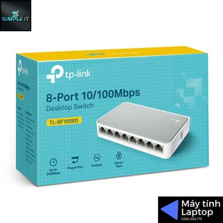 Bộ chia tín hiệu mạng Switch Tp-Link TL-SF1008D 8 Port 8 cổng 10/100Mbps [HT-53]