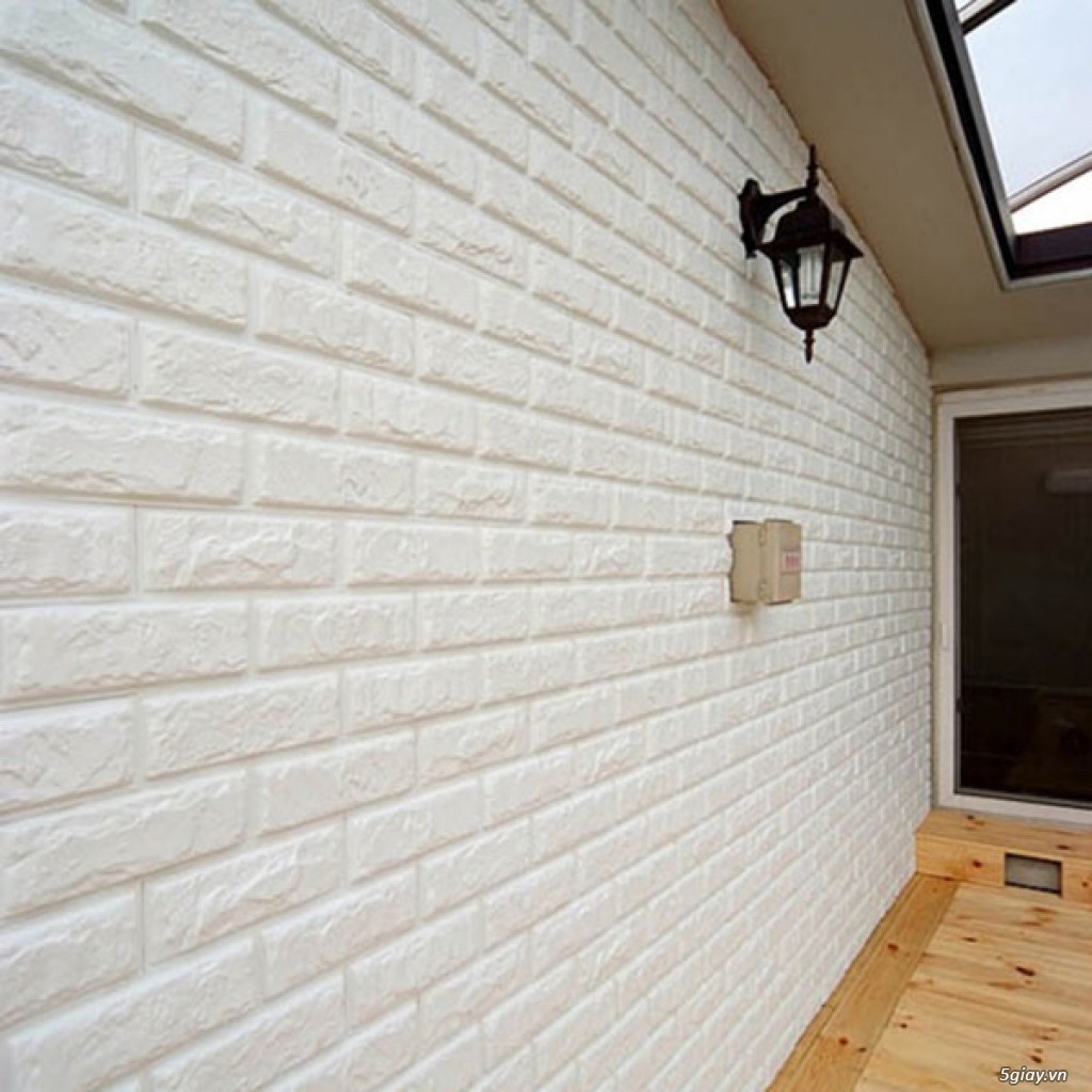 [GIÁ SỐC] Xốp Dán Tường 3D giả gạch khổ lớn loại 1 keo tốt 70X77CM dày 3mm | BigBuy360 - bigbuy360.vn