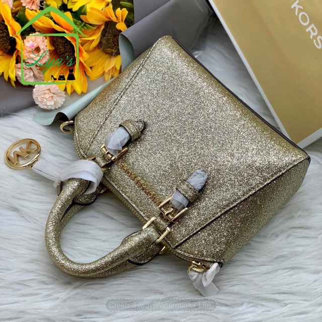 Túi Michael Kors Ciara Giftables nhỏ xinh lóng lánh kim sa