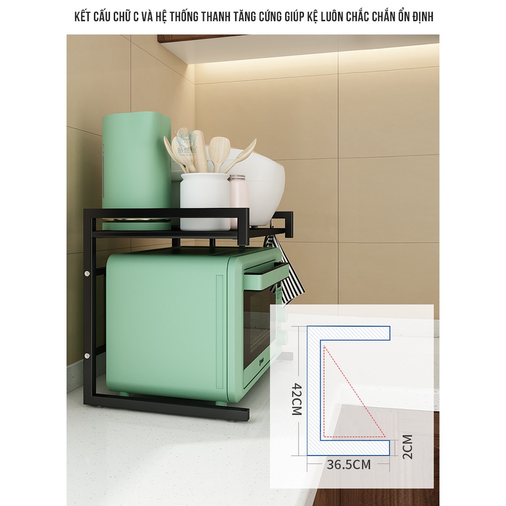 Kệ Để Lò Vi Sóng Đa Năng Thông Minh Sơn Tĩnh Điện