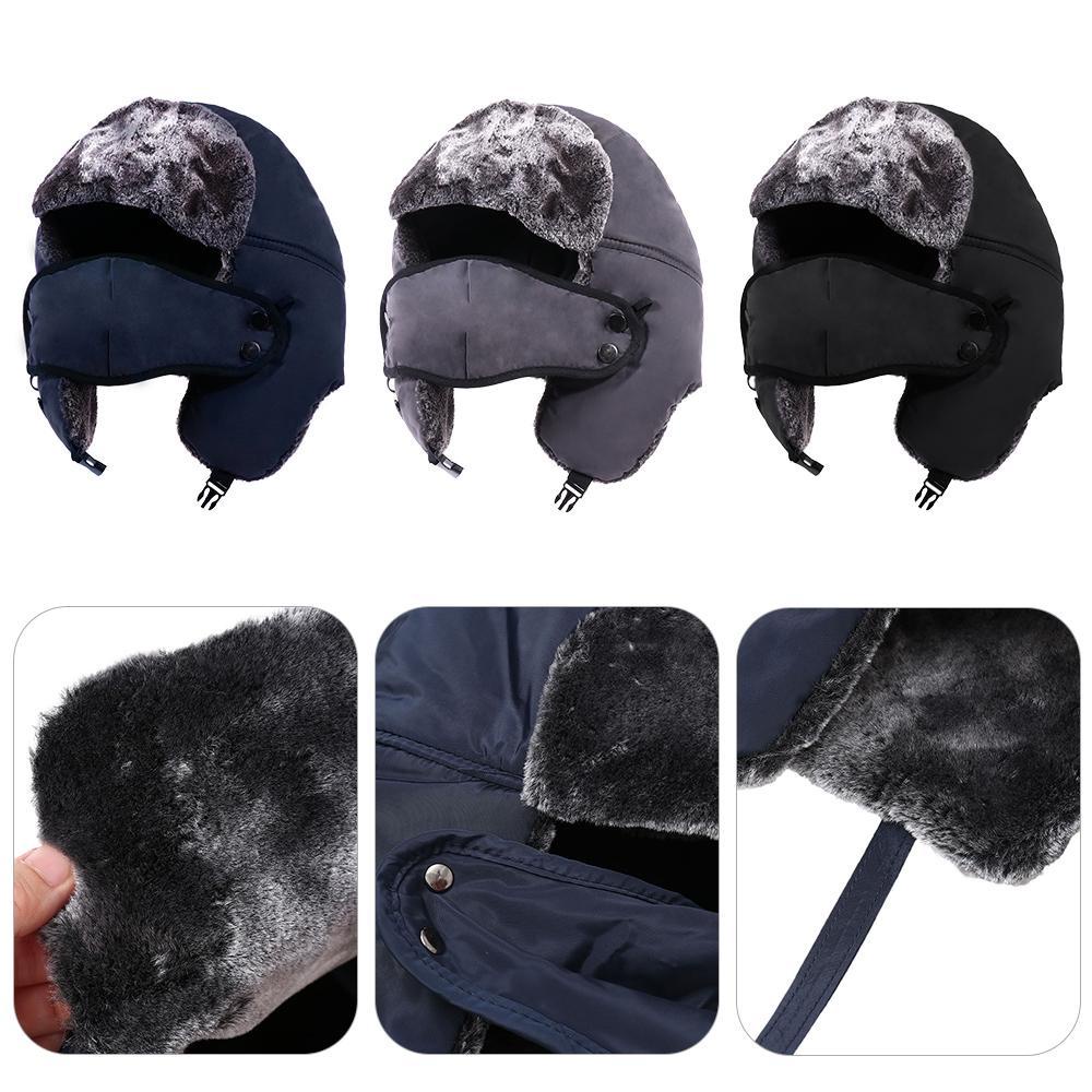 Mũ Trượt Tuyết Dày Dặn Giữ Ấm Mùa Đông