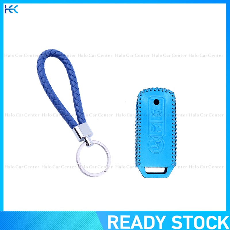 【Ready Stock】100% Genuine Leather Key Cover For Honda Pcx Sh 125 150 Motorcycle Scooter Remote-3 Buttons-keychain