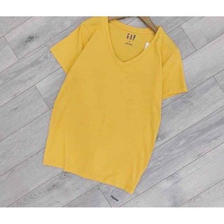 Áo thun nữ cổ tim Gap (100% cotton)