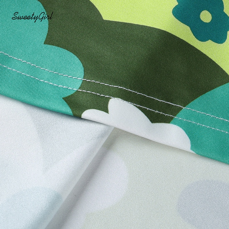 Đầm Mini Ôm Dáng Không Tay Trễ Vai In Họa Tiết Hoa Nhiều Màu Thời Trang Cho Nữ