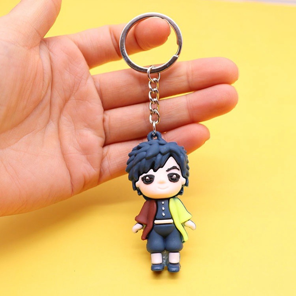 1 Móc Khóa PVC Mềm Hình Búp Bê Anime Đáng Yêu
