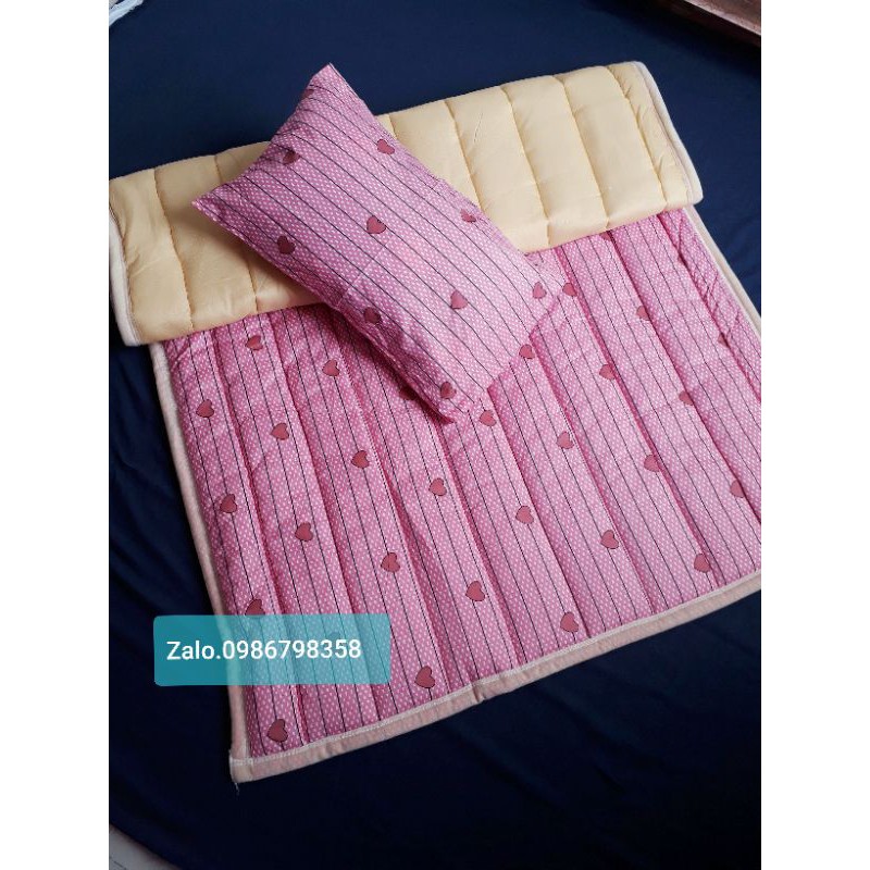 xả kho~Bộ Nệm Gối Văn Phòng Cotton (90x180cm)