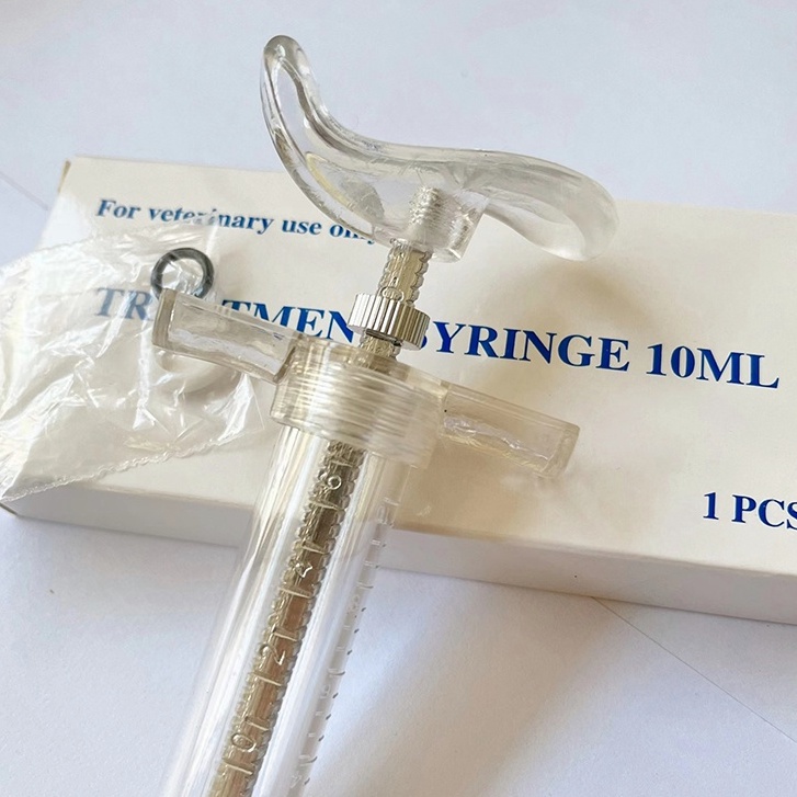 10ML Xilanh Ống tiêm thép nhựa dùng nhiều lần Bơm tiêm