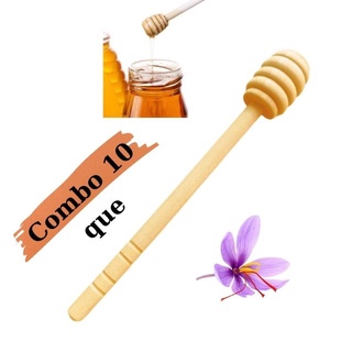 Que gỗ lấy mật, cây khoấy mật ong bằng gỗ có sẵn