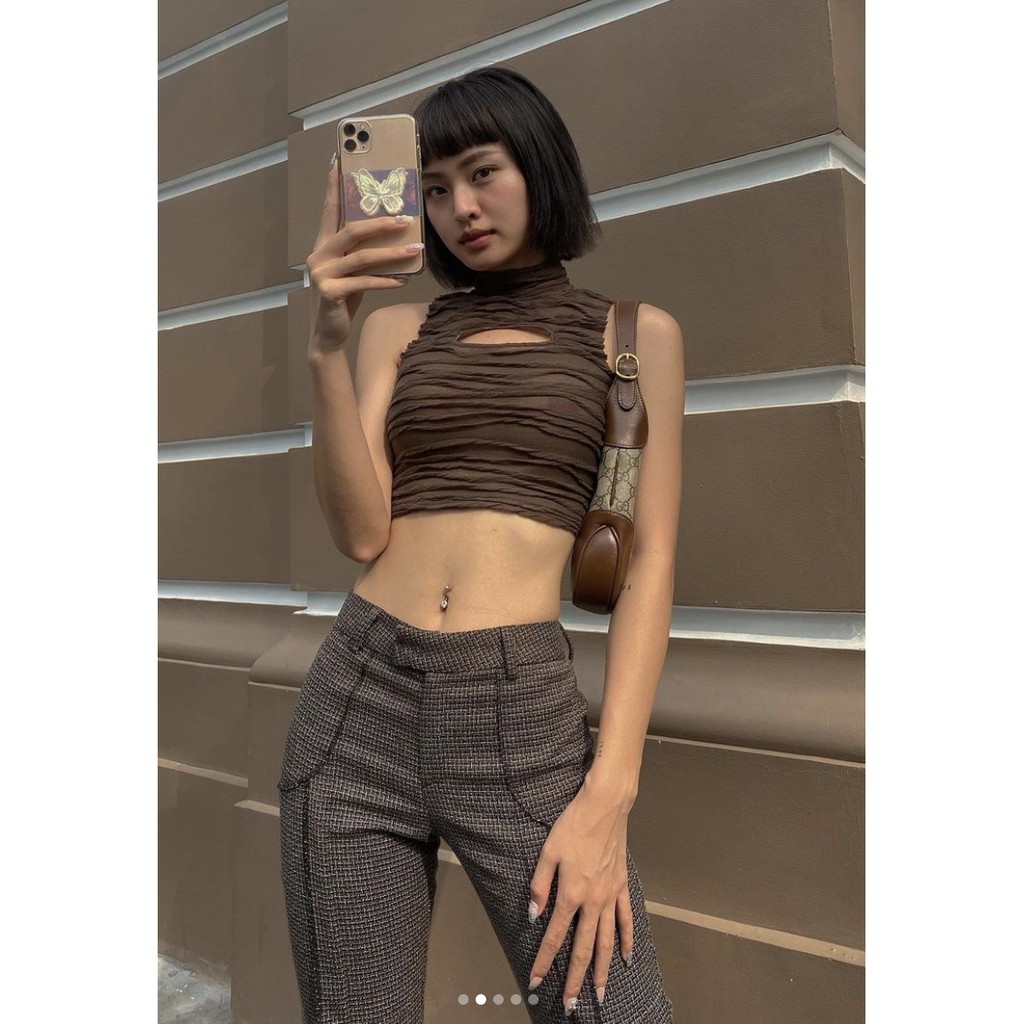 [Mã WASKT304 giảm 15% tối đa 30K đơn 99K] 𝐖𝐨𝐨𝐝𝐲𝐫𝐞𝐜 𝐂𝐫𝐨𝐩 𝐇𝐞𝐚𝐫𝐭𝐁𝐮𝐫𝐧 (Crop nâu) | BigBuy360 - bigbuy360.vn