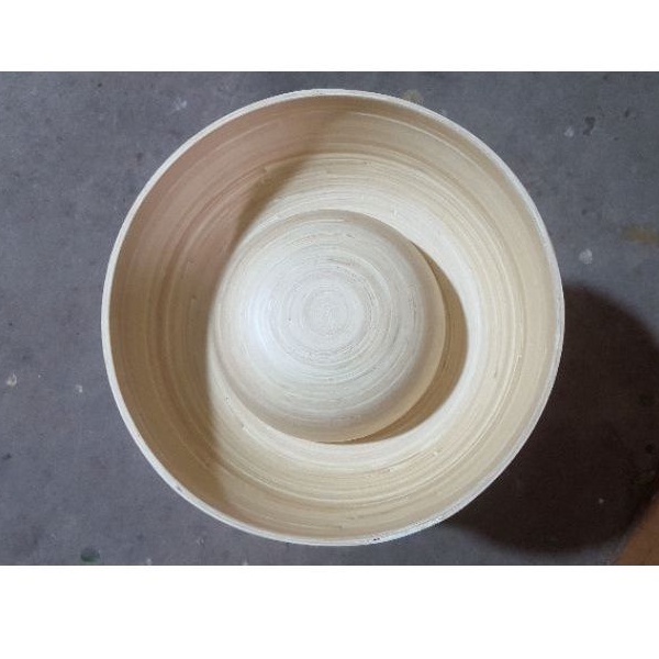 Bộ chậu ngâm chân, ngâm tay bằng tre làm nail , spa - Ann933233