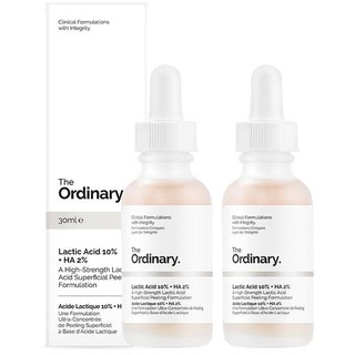 [Auth69] AHA Lactic Acid + HA 2% Serum 30ml The Ordinary