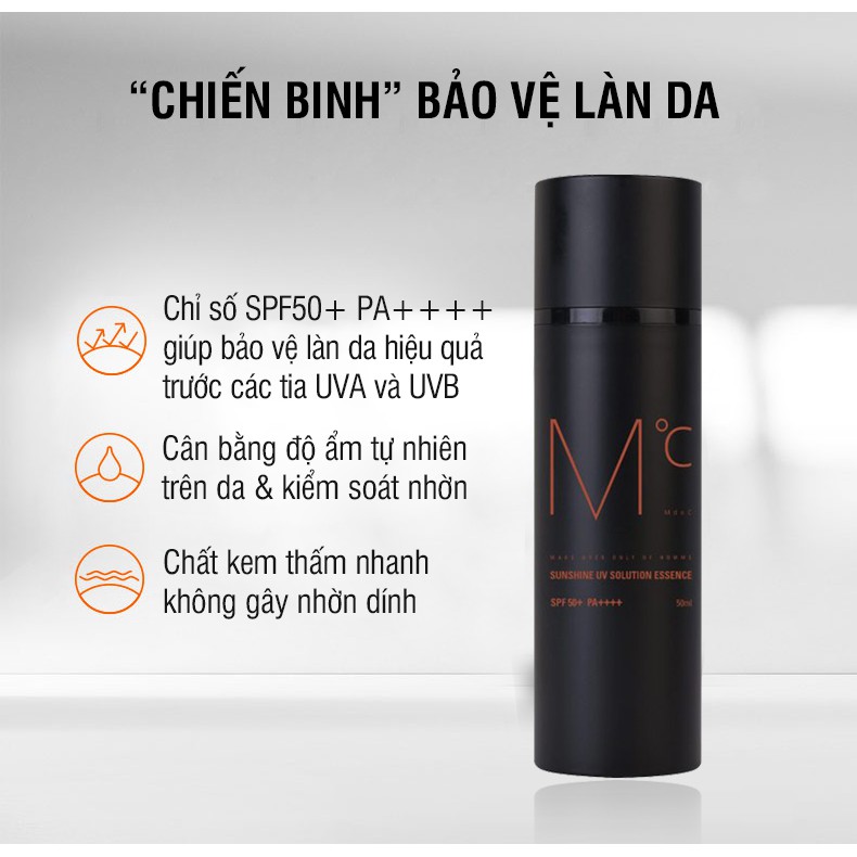 Combo MdoC - Chống Nắng + Sữa Rửa Mặt Nam