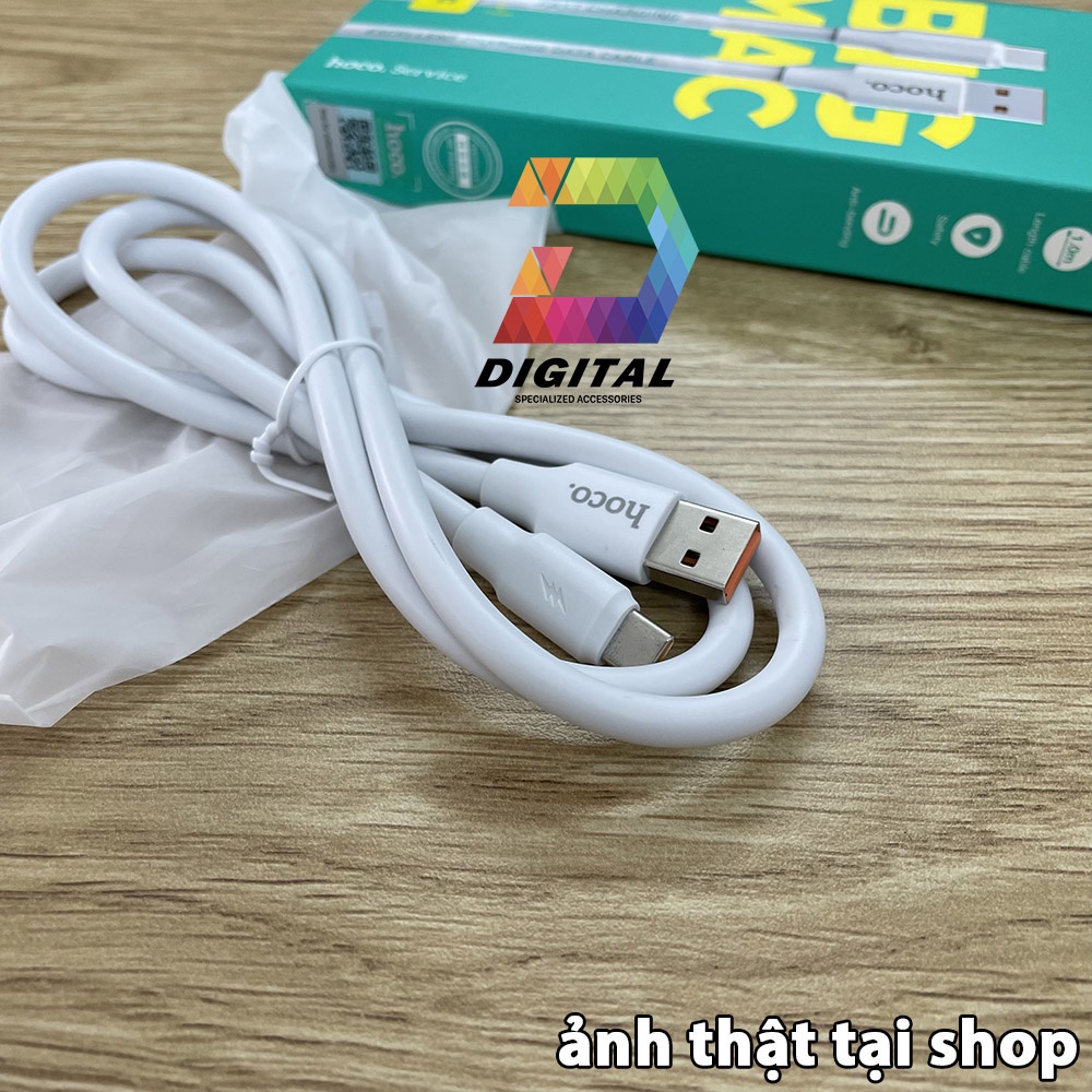 Cáp Sạc Nhanh Cổng Type C Hoco DU17 Chính Hãng Dài 1 Mét