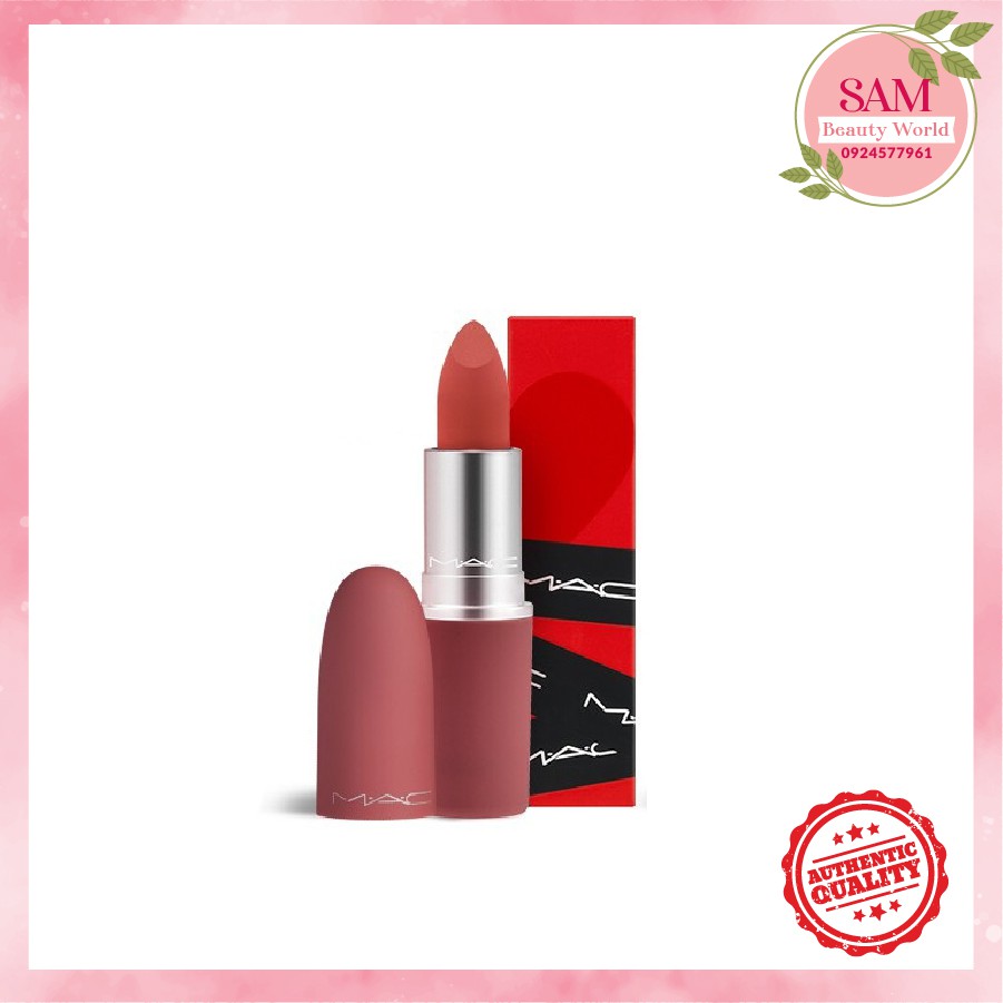 Son MAC charm Valentine Limited Matte Mist Powder 316 - Tone đỏ đất | BigBuy360 - bigbuy360.vn