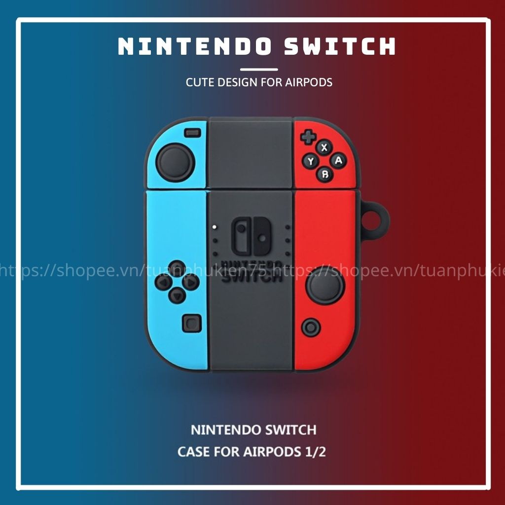 Airpods Case MÁY CHƠI GAME NINTENDO Case Tai Nghe Không Dây Airpods 1/2/PRO/i12 - MOBILE89