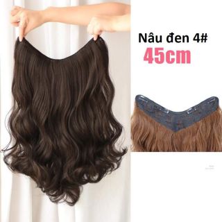 Tóc giả kẹp U loại mỏng 45cn