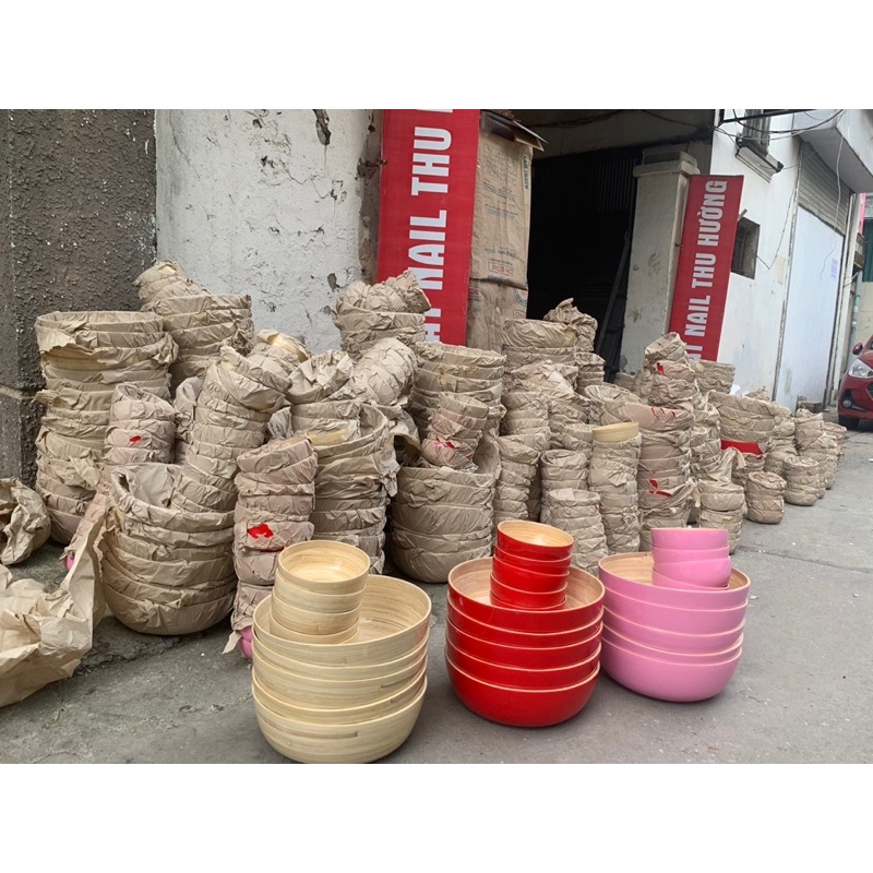 Chậu ngâm chân tay 2cái 1to+1nhỏ kt to 32cm cao15cm. kt nhỏ cao 8cm r 16cm