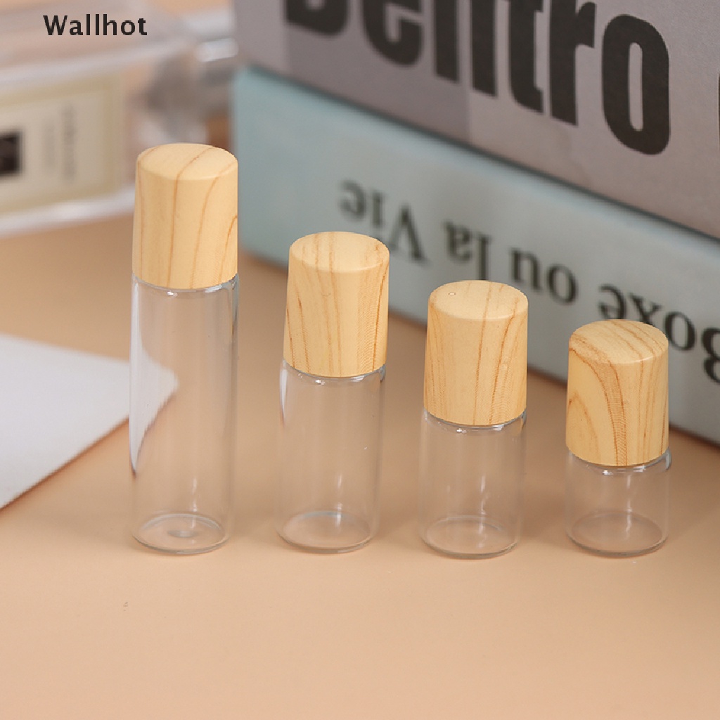 (Hàng Mới Về) Lọ Thủy Tinh Rỗng Đựng Nước Hoa / Tinh Dầu / Mỹ Phẩm 1 / 2 / 3 / 5Ml