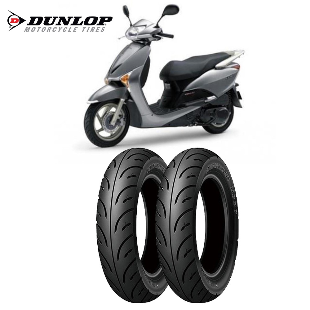 Lốp xe Dunlop cho Honda Lead 90 90-12 và 100 90-10 D307