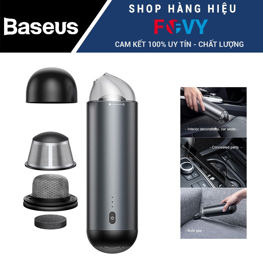 Máy húi bụi cầm tay Baseus Portable Mini Car Vacuum Cleaner | BigBuy360 - bigbuy360.vn