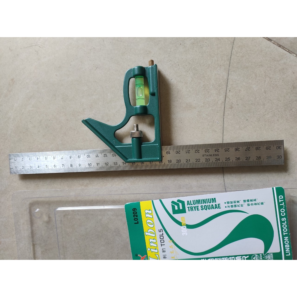 THƯỚC KE GÓC CÓ THỦY LINBON L0209