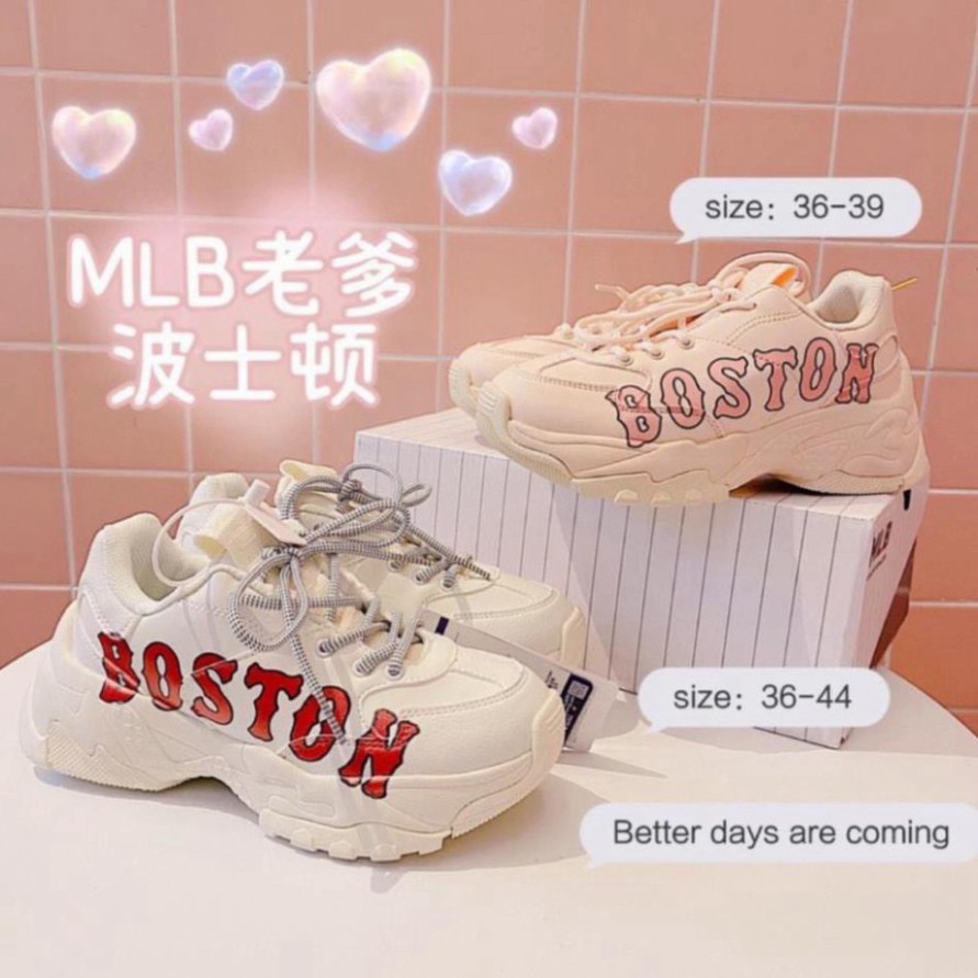 Giày nữ Boston Đế Tách,Sneakers Boston N.Y Hàn Quốc tăng chiều cao Nam Nữ | BigBuy360 - bigbuy360.vn