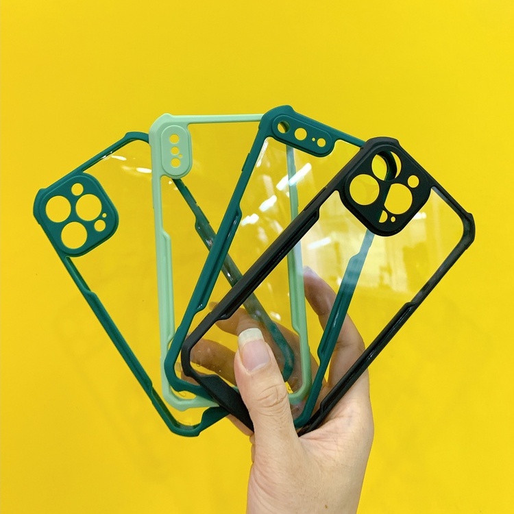 Ốp lưng Xiaomi chống sốc viền màu dẻo Redmi 9A/9C/9T/Note 10 4G/Note 10 Pro/Note 9/Poco M3/Note 8 pro/Mi 11 lite/10s/9s