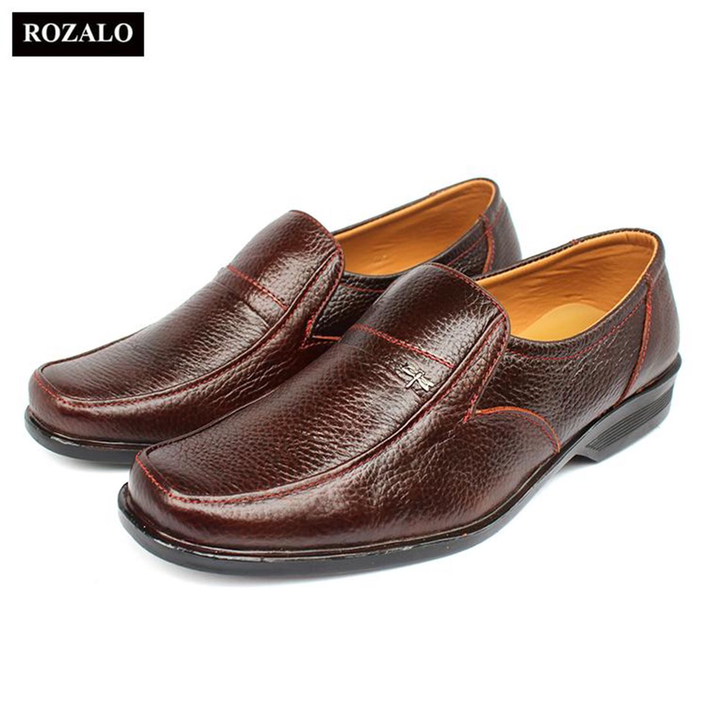 Giày lười thời trang nam công sở da bò Rozalo R5139