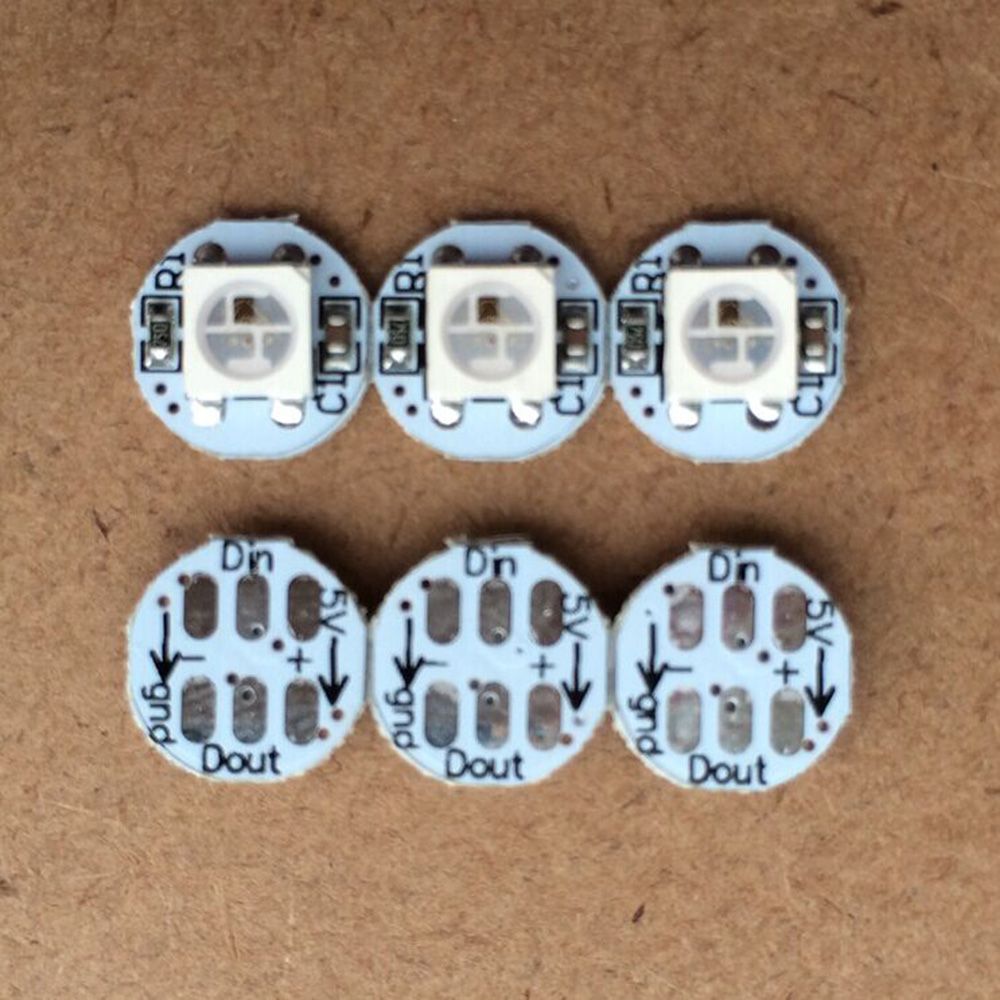 Set 10 Chip Đèn Led 4 Chấu Ws2812b Dc 5v Smd 5050 Rgb Siêu Sáng