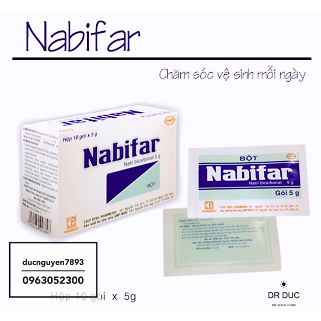 COMBO 2 HỘP BỘT NABIFAR ĐA NĂNG HỘP 10 gói