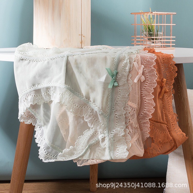 QUẦN LÓT REN LƯỚI LACE CHỐNG HẰN VIỀN PHONG CÁCH NHẬT BẢN Q297 | BigBuy360 - bigbuy360.vn