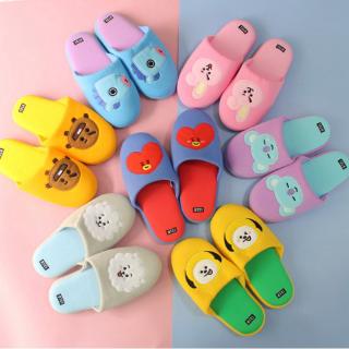 Dép Bông Trong Nhà Kiểu Dáng Bt21 Xinh Xắn