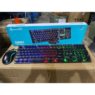 Combo bàn Phím Chuột Led Shipadoo d290