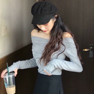 Áo len tăm trễ vai