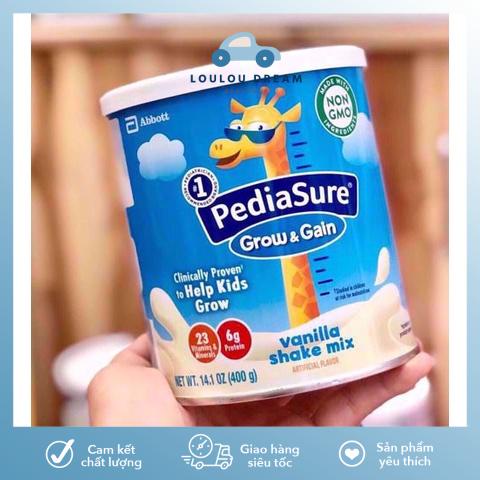 Sữa Pediasure Hươu Cao Cổ Grow &amp; Gain Mỹ 400gr - bay air (Loulou)