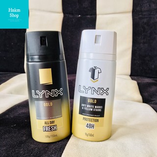 Xịt toàn thân LYNX - GOLD sản phẩm nước hoa cho nam giới