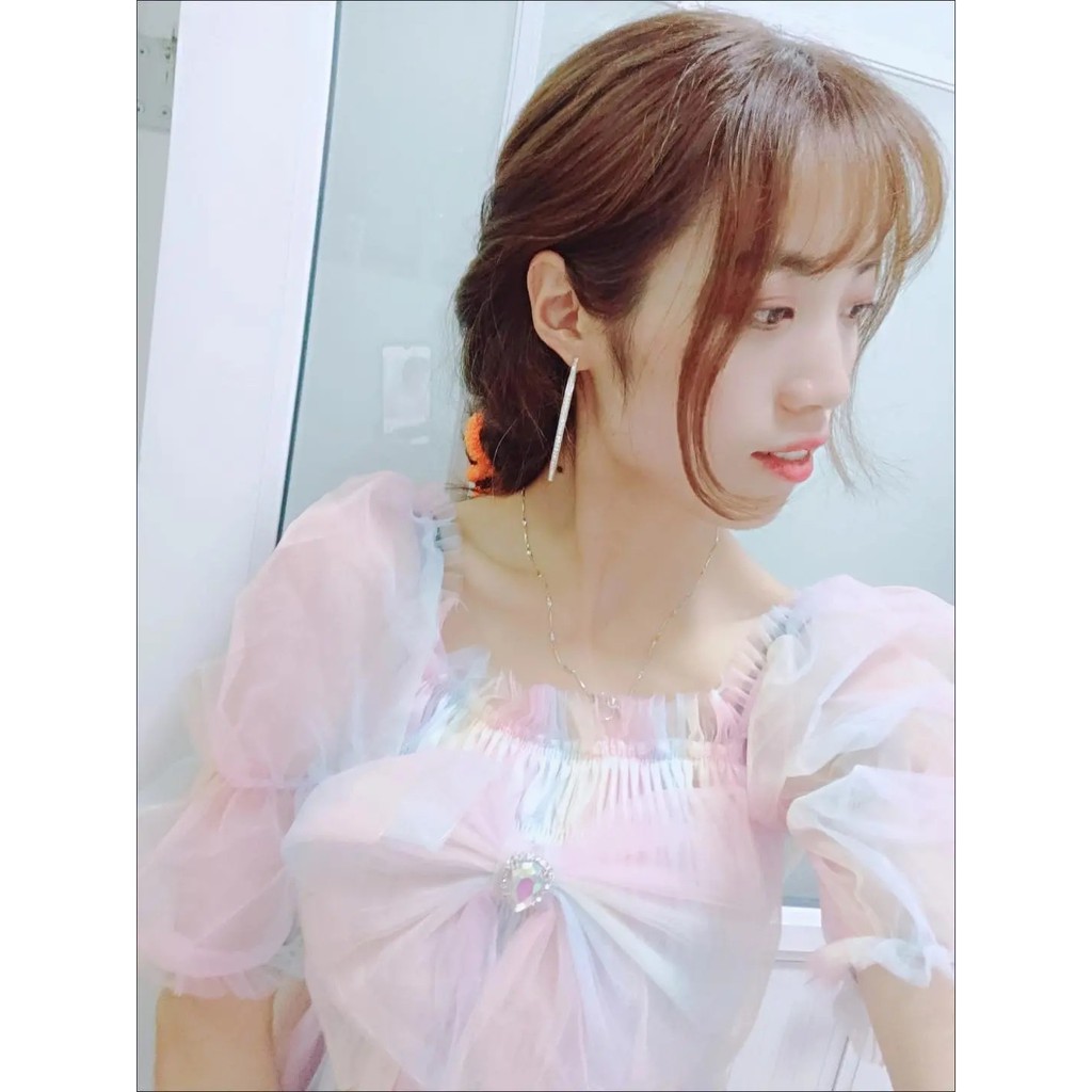 ORDER♥️Áo Voan Cầu Vồng Đính Nơ(ảnh thật)Fzsize Dưới 57kg