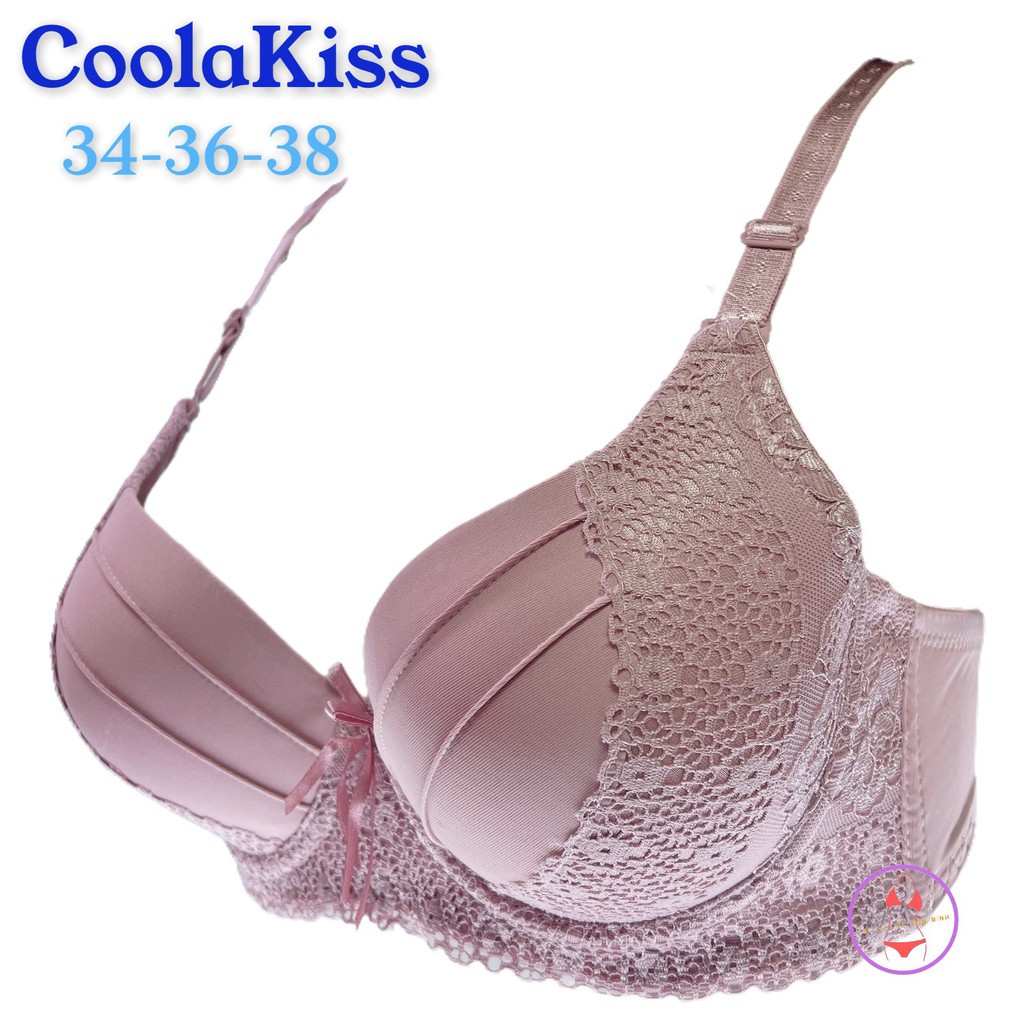 Áo ngực CoolaKiss mút mỏng có gọng phối ren đẹp xuất sắc