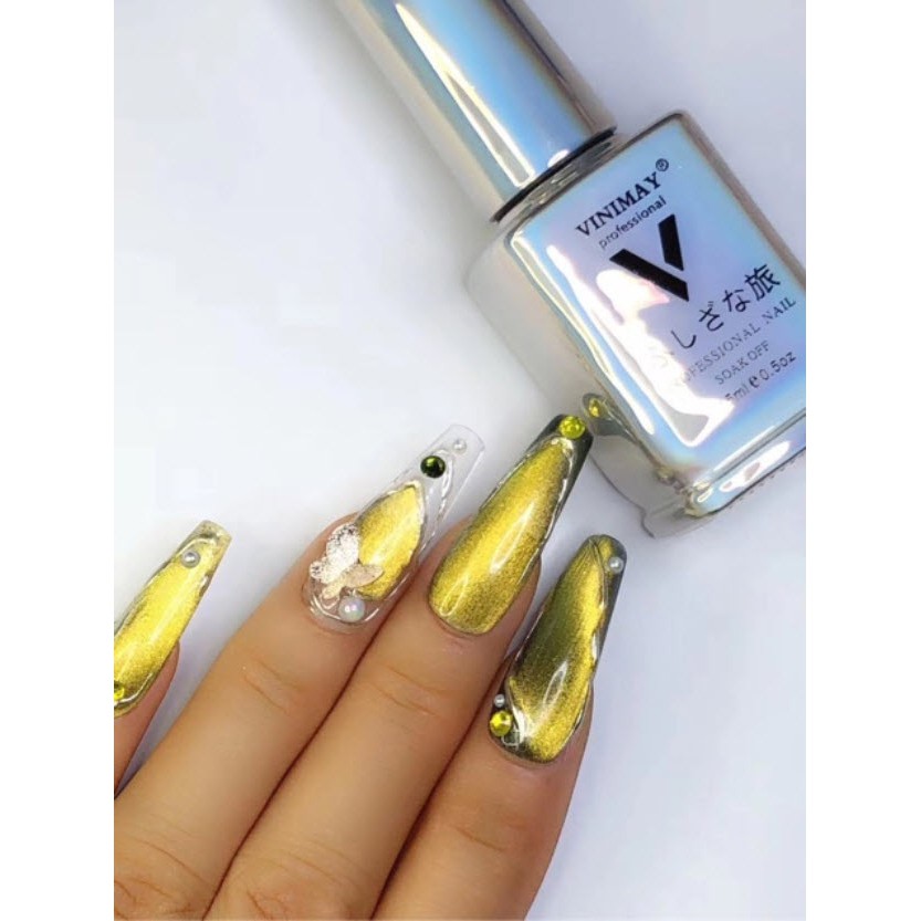 Mắt Mèo Kim Cương Vinimay Cat Eye Nail Hit Hot 2020 - Lẻ 1 Chai 15ml